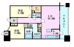 リーガル福島駅前の物件間取画像